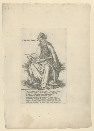 The Prophet Haggai, from Prophets and Sibyls