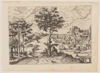 The Prophet Jonah, from Landscapes with Biblical Subjects and Saints