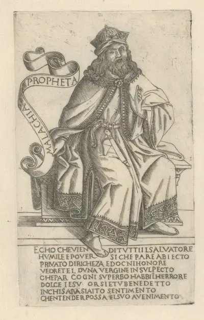 The Prophet Malachi, from "Prophets and Sibyls"