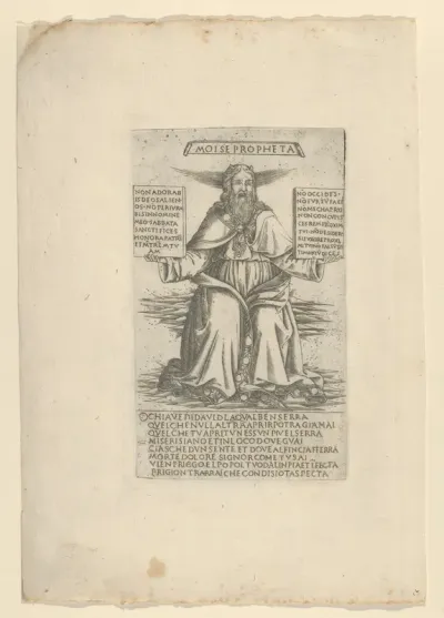 The Prophet Moses, from Prophets and Sibyls