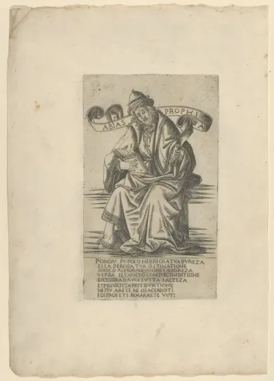 The Prophet Obadiah, from Prophets and Sibyls