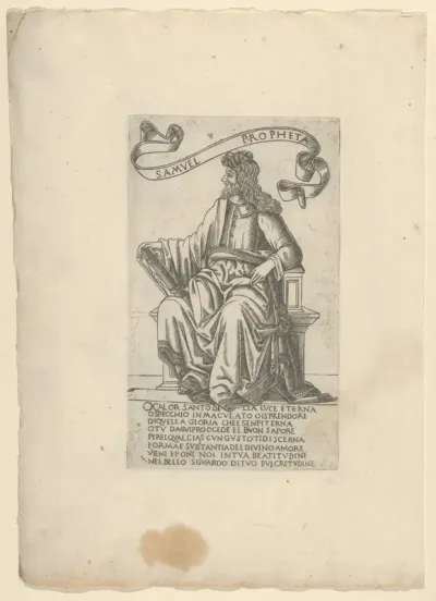 The Prophet Samuel, from Prophets and Sibyls