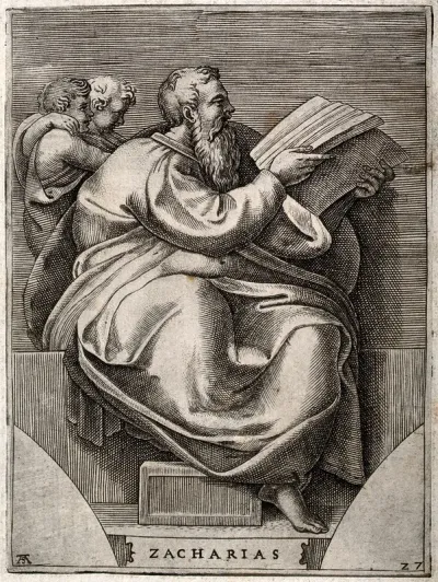 The prophet Zachariah