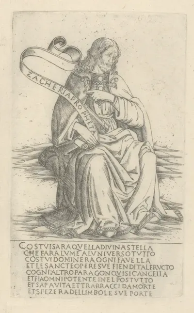 The Prophet Zecheriah, from Prophets and Sibyls