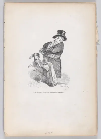 The Proprietor, from "Scenes from the Private and Public Life of Animals"