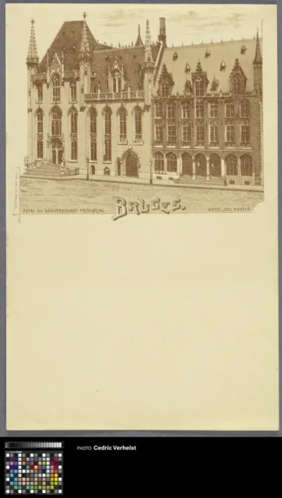The Provinciaal Hof and old post office in Bruges