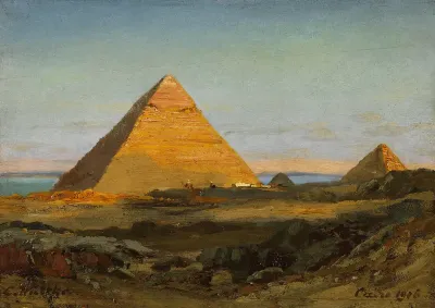 The pyramids of Giza