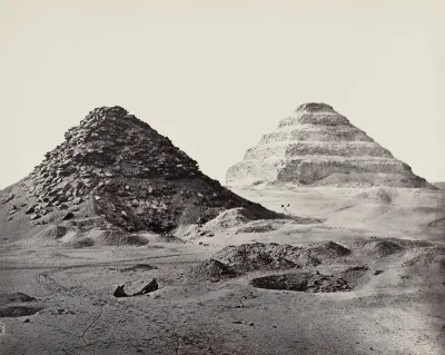 The Pyramids of Saqqara from the North-East