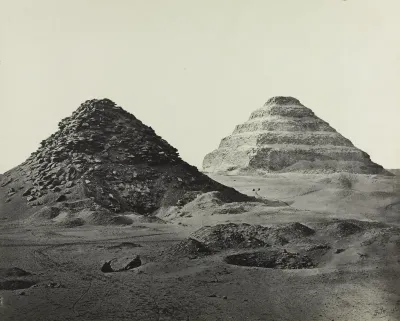 The Pyramids of Saqqara, from the Northeast