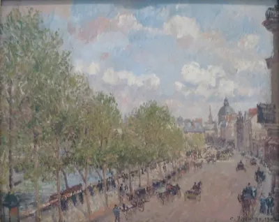 The Quai Malaquais and the Institute  (de France), Spring, Sunlight (Fourth Series)