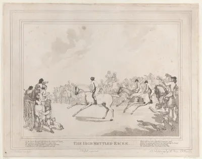 The Race Horse (from The Life of a Racehorse, or The High-Mettled Racer)