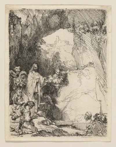 The Raising of Lazarus: Small Plate