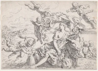 The Rape of Europa, after Guido Reni