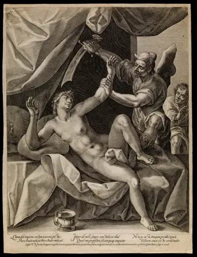 The rape of Lucretia by Tarquin