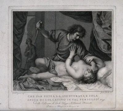 The rape of Lucretia by Tarquin