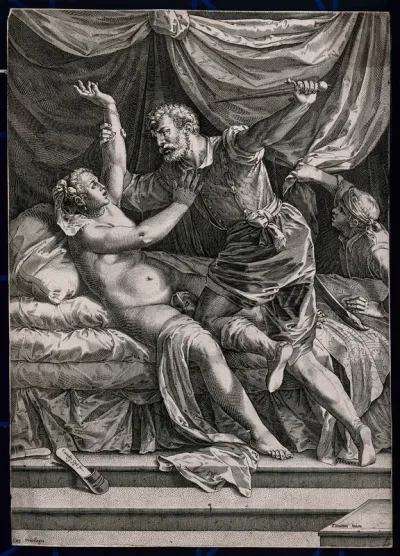 The rape of Lucretia by Tarquin