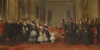 The Reception of Louis-Philippe, King of the French, at Windsor Castle, 8 October 1844