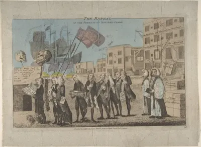 The Repeal, or the Funeral of Miss Ame-Stamp