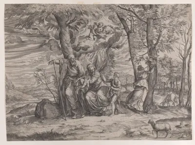 The rest on the flight into Egypt