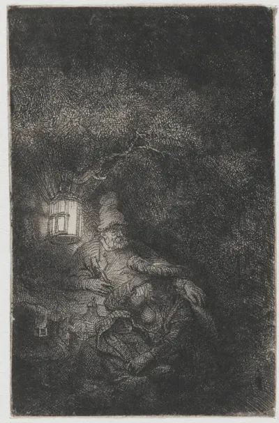 The rest on the flight into Egypt: a night piece