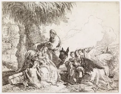The Rest on the Flight into Egypt (The Flight into Egypt XIII)
