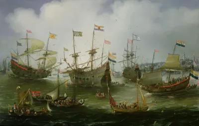 The Return to Amsterdam of the Second Expedition to the East Indies on 19th July 1599