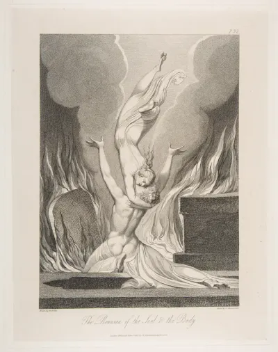 The Reunion of the Soul & the Body, from "The Grave," a Poem by Robert Blair