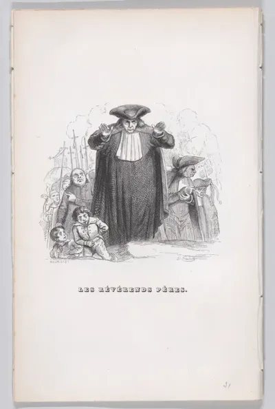 The Reverend Fathers, from "The Complete Works of Béranger"