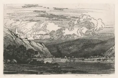 The Rhine, below St. Goar