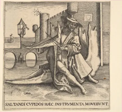 The Rich Man Playing Violin on a Jaw Bone