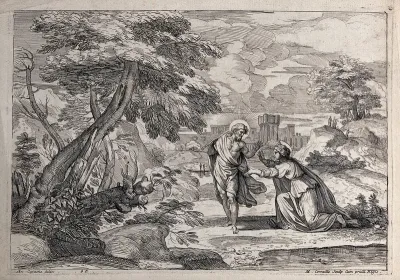 The risen Christ asks Mary Magdalene not to touch him