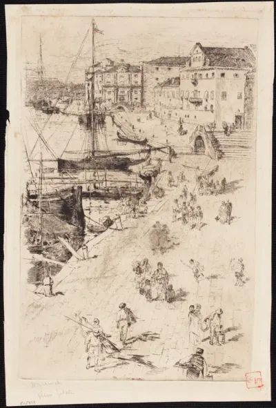 The Riva, Looking Towards the Caserna