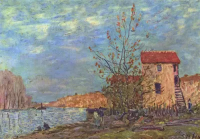 The River Loing near Moret