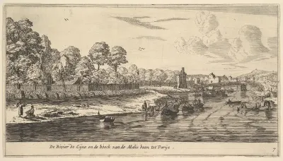 The River Seine at the Bend of the Mall