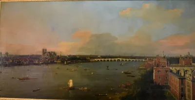 The River Thames Looking Towards Westminster from Lambeth