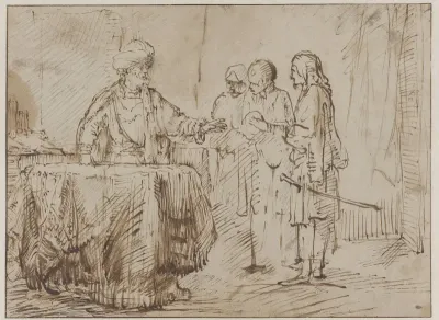 The Roman Centurion Cornelius Sending his Men to Joppa