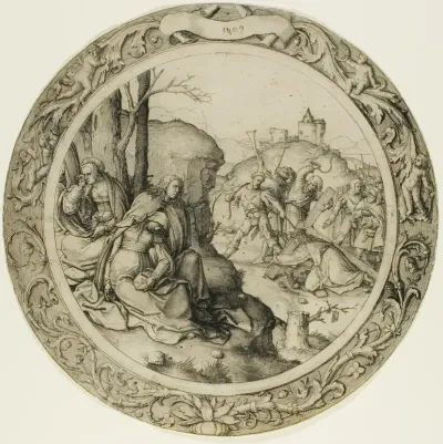The Round Passion: Christ Carrying the Cross