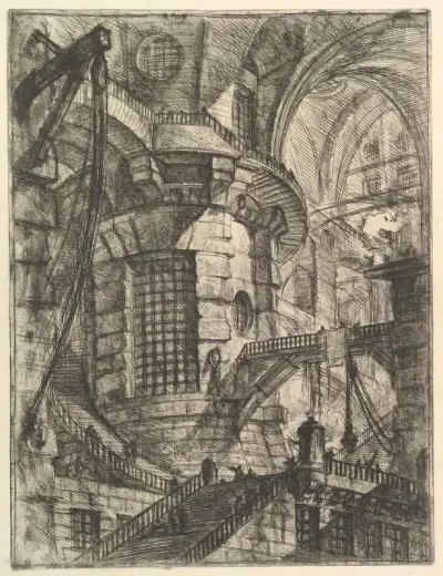 The Round Tower, from "Carceri d'invenzione" (Imaginary Prisons)