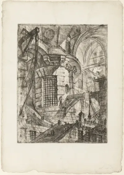 The Round Tower, plate 3 from Imaginary Prisons