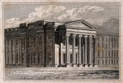 The Royal College of Physicians, Trafalgar Square: the elevation