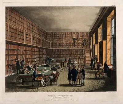 The Royal Institution, Albemarle Street: the library