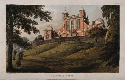 The Royal Observatory, Greenwich Hill, seen from below