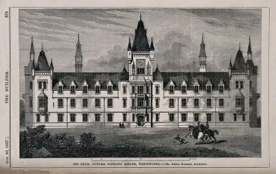 The Royal Victoria Patriotic Asylum, Wandsworth: the facade