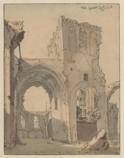 The Ruin of the Grote Kerk at Grave