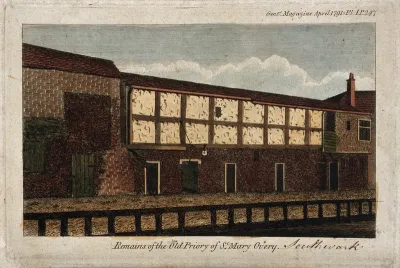 The ruins of the priory of St