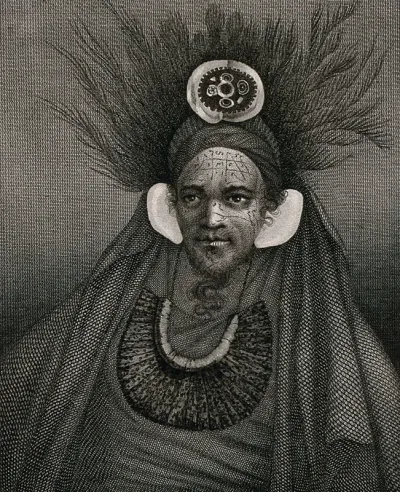 The ruler of Tahuata, Polynesia, encountered by Captain Cook on his second voyage
