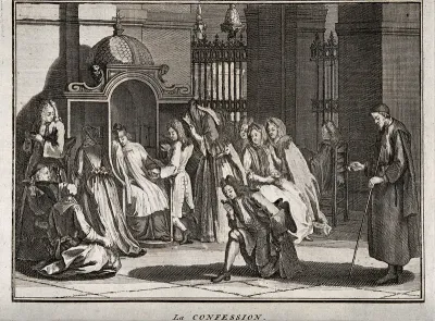 The sacrament of the Roman Catholic church: confession (penance)