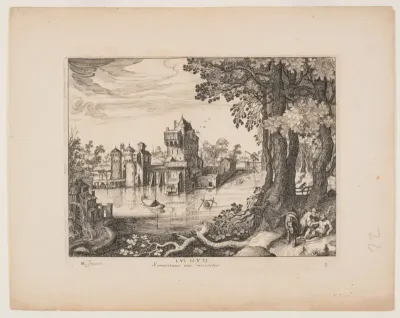 The Samaritan Finding the Man, from Landscapes with the Story of the Good Samaritan