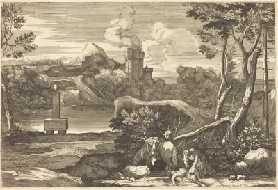 The Samaritan Pours Oil and Wine in the Wounds of a Man Left for Dead