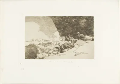 The Same Elsewhere, plate 23 from The Disasters of War